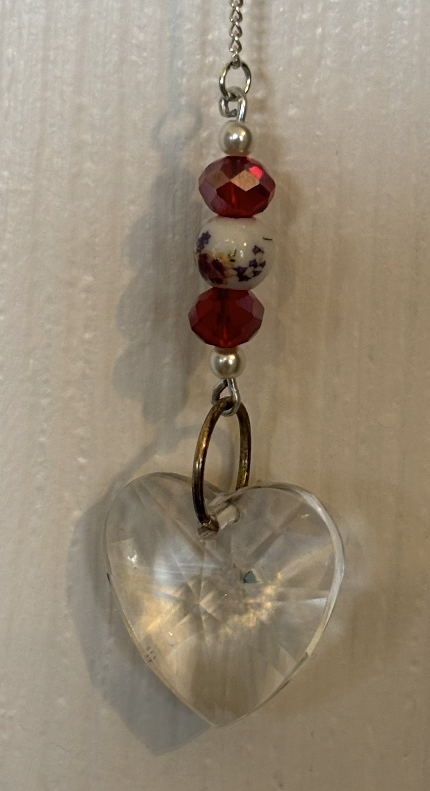 Rustic Valentine Wire Heart — Red