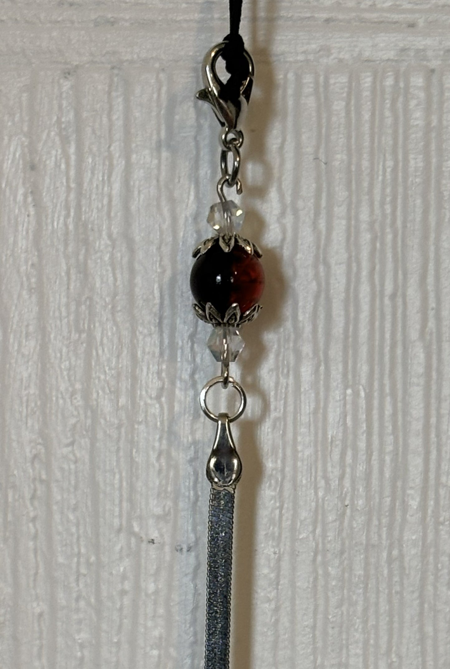 Red Butterfly Single Strand: Vitality and Courage