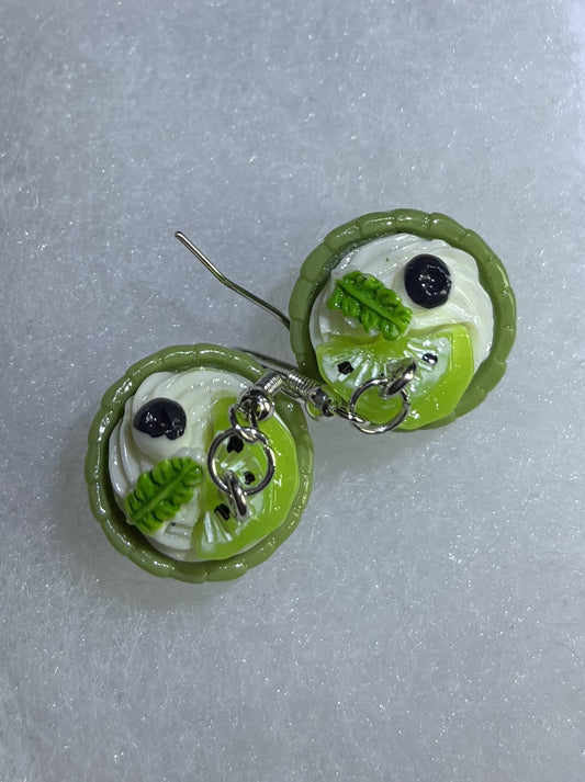 Key Lime Whip Minis – Key Lime Dessert Earrings