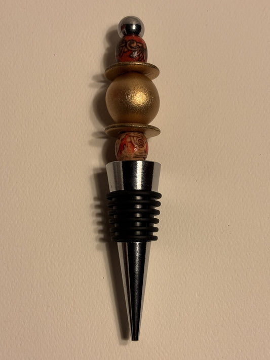 Natural Wood Wine Bottle Topper