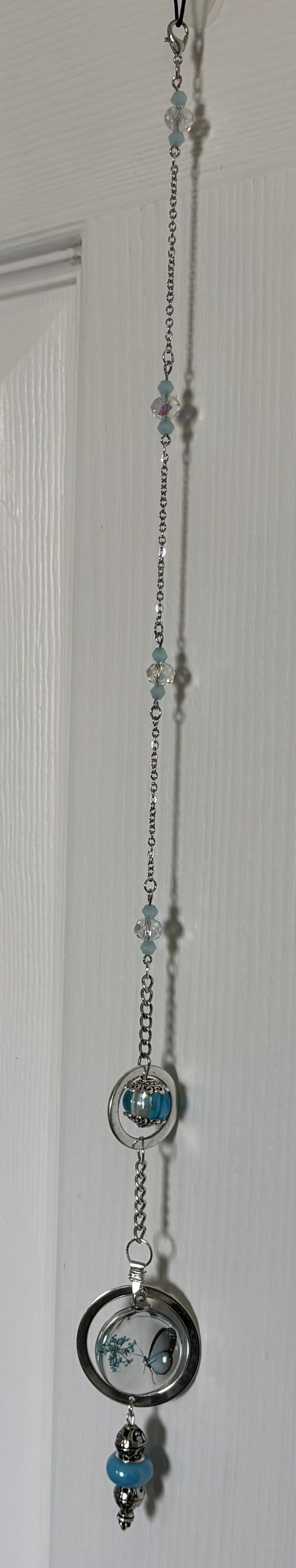 Blue Butterfly Single Strand: Calm and Clarity