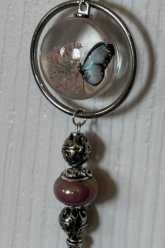 Pink Butterfly Single Strand: Compassion and Connection